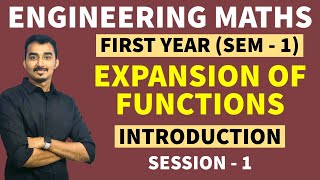 EXPANSION OF FUNCTION  S1  MACLAURINS SERIES  ENGINEERING FIRST YEAR SEM1 SAURABH DAHIVADKAR [upl. by Kylen]