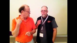 Jari with John Graham at Deaf Conference [upl. by Arlan239]