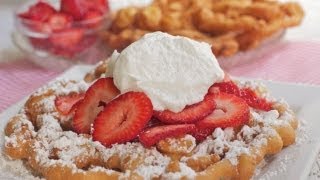 EASY Funnel Cake recipe with Pancake Mix [upl. by Zalucki]