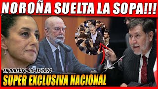 DOMINGAZO NOROÑA SUELTA LA SOPA VAN A MADRUGAR A LA PRESIDENTA DE MEXICO SE LES CAE EL TEATRITO [upl. by Nnahtebazile]