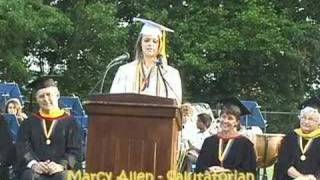 Unique Salutatorian Speech 2008 Mariemont High School [upl. by Dian]