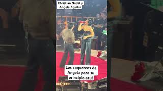 Las coqueteos de Angela Aguilar para su príncipe azul Christian Nodal viral [upl. by Auqenehs]