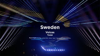 Tusse  Voices  Sweden  Eurovision 2021  4K50 [upl. by Nuahsyar118]