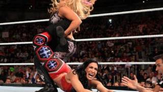 Raw Natalya vs Melina [upl. by Fayina]