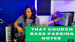 That church bass passing notes you need to learn [upl. by Sarad]