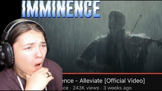 FIRSTTIME REACTIONImminence  Alleviate Official Video [upl. by Liesa]