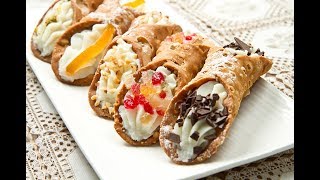 CANNOLI SICILIANI  RICETTA ORIGINALE FACILE  Maria Grazia [upl. by Lipfert]