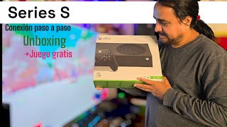 Xbox Series S Black edition  Unboxing y conexión paso a paso [upl. by Ynohtnael281]