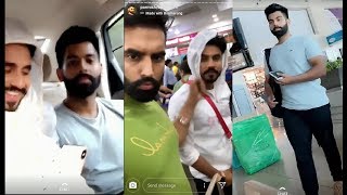 Parmish Verma making fun of Brother Sukhan with Desi Crew at Airport [upl. by Ainoek]