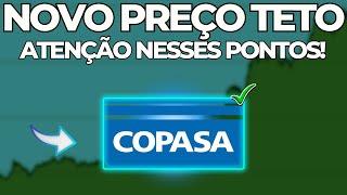 🚨COPASA NOVO PREÇO TETO  ações CSMG3 dividendos [upl. by Nonarb]