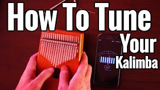 How To Tune a 17 Key Kalimba  How To Fix Kalimba Buzz [upl. by Jez]