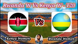 Kenya Women vs Rwanda Women  5th T20I at Nairobi  KEN Women vs RWA Women [upl. by Aoniak67]