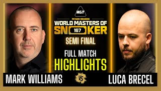 Mark Williams vs Luca Brecel  Semi Final Riyadh Snooker Championship  Full Highlights snooker2024 [upl. by Harri414]