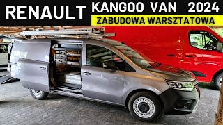 RENAULT KANGOO VAN 2024  ZABUDOWA WARSZTATOWA [upl. by Aicina]