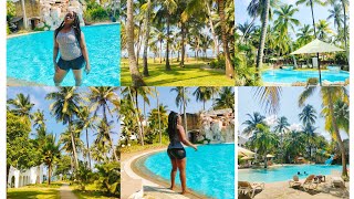 Vlog Paradise 🌴 in Sarova Whitesands MombasaKenya 🏖️ [upl. by Akinajnat]