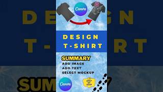 How to Design Custom TShirts in Canva  Quick amp Easy Tutorial canva shorts [upl. by Flanders]