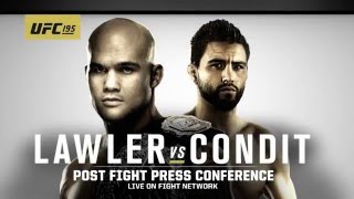 UFC 195 Pros Predict Robbie Lawler vs Carlos Condit [upl. by Sirtaeb]