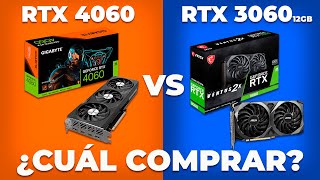 RTX 4060 o RTX 3060 12GB  ¿Cuál COMPRAR [upl. by Arehsat262]