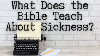 What Does the Bible Teach about Sickness James 5 1318 Dr Steve Stewart Ellerslie GA [upl. by Fredrick]