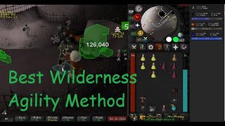 OSRS Wilderness Agility Course 60k XPHour  23M GP Low Risk Method  shorts [upl. by Hendrix]