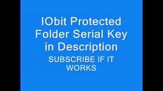 IObit Protected Folder 12 Serial Key NO DOWNLOADS [upl. by Burny363]