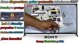 Como diagnosticar y quitar protección Este método funciona en la mayoría televisores SONY [upl. by Accemahs709]