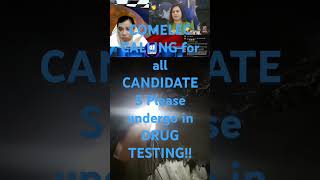 COMELEC CALLING for ALL CANDIDATES in election we requested to undergo in DRUG TESTING requirements [upl. by Klute]