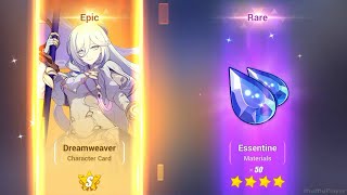 RETURNEE INSANE LUCK HOW TO GET DREAM WEAVER HONKAI IMPACT [upl. by Anertak]