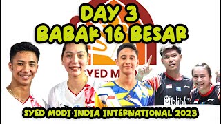 🔴LIVE SCORE DAY 3 SYED MODI INDIA INTERNATIONAL 2023 Live Score [upl. by Adnauqaj]