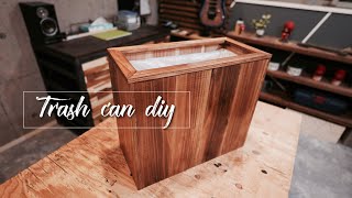 【Trash can DIY】ゴミ袋が見えないゴミ箱を作ってみました [upl. by Haila]