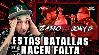 Reaccion a ZASKO vs JONY BELTRÁN en MÉXICO ¡INCREÍBLE SANGRE X SANGRE [upl. by Cuyler]