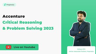 Accenture Critical Reasoning and Problem Solving 2023 [upl. by Nosral]