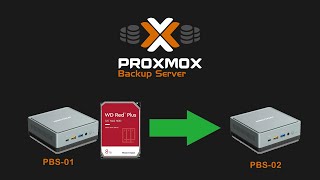 Proxmox Backup Server Festplatte auf neuen Server umziehen [upl. by Donnelly]