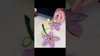 carving skills asmr decoration flowers foodnature music song hind hindisong [upl. by Eynaffit15]