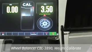 MAJOR Wheel Balancer  CBL3890  Weight Calibration [upl. by Houser71]