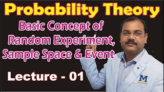 Probability Theory – Concept of Random Experiment Sample Space and Event in Hindi [upl. by Humble359]