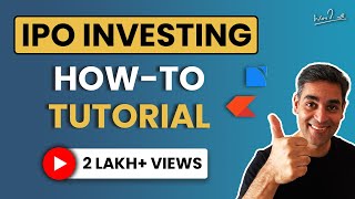 IPO Investing Strategy 2021  How to invest in IPOs on your broker account  Ankur Warikoo Hindi [upl. by Jada]