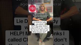 Lie Detector Lady uses polygraph testing for assessing blame on fake CPS calls [upl. by Natty]