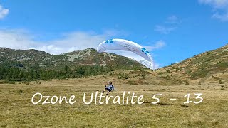 Ozone Ultralite 5  13 test flying [upl. by Gan464]