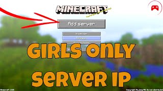 Minecraft Girl Only Server IP Address [upl. by Boris396]