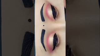 Simple pink shimmery eye makeup 👀 eyemeakup eyemakeupkaisekare eyeshadowtoturial easyeyelook [upl. by Lama390]