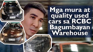 Walk in at RCBC Auto Bagumbayan Warehouse in Taguig for cheap yet high quality repo cars for sale [upl. by Adnoved]