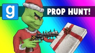 Gmod Prop Hunt Funny Moments  Santa Claus vs The Grinch Garrys Mod Christmas [upl. by Gresham]