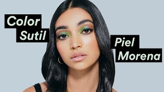 Maquillaje en Piel Morena Color Sutil  Doble Tutorial  Pamela Segura [upl. by Nylednarb467]