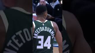 Giannis ￼ Antetokounmpo elbows Jaylen brown then did a fake handshake [upl. by Narf]