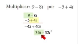 Multiplicacion de numeros complejos [upl. by Yetta]