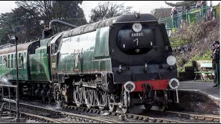 Mid Hants Railway  SPRING STEAM GALA  14022016 [upl. by Nnayrrehs]