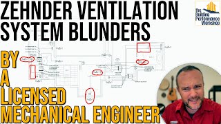 Bizarre Ventilation System Design Zehnder ERV Layout by Licensed Mechanical Engineer [upl. by Roosnam]