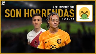 7 SELECCIONES HORRIBLES a NIVEL SUB20 [upl. by Audette]