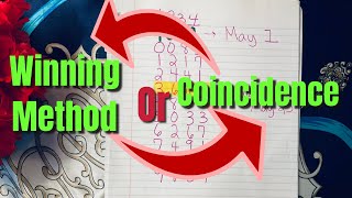 Pick 4 Lottery MethodWinning Method or CoincidenceTips Included [upl. by Pet]